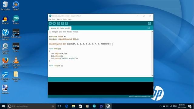How To Connect An I2C Lcd Display To An Arduino Uno Tutorial