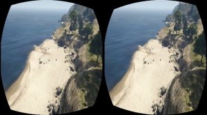 3D PARACHUTE JUMP GTA V  VR Virtual Reality 3D SBS Google Cardboard VR Box