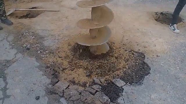 Бурение асфальта - бурение отверстий в асфальте в Киеве смотреть онлайн