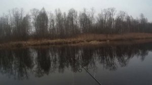 ✔Рыбалка по открытой воде в конце декабря Рыбалка в Тверской области на спиннинг.