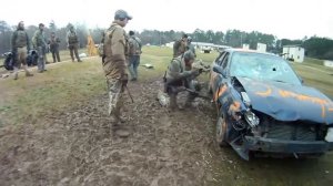 Стрельба из-за машины. Tactical shooting training. Выход из засады