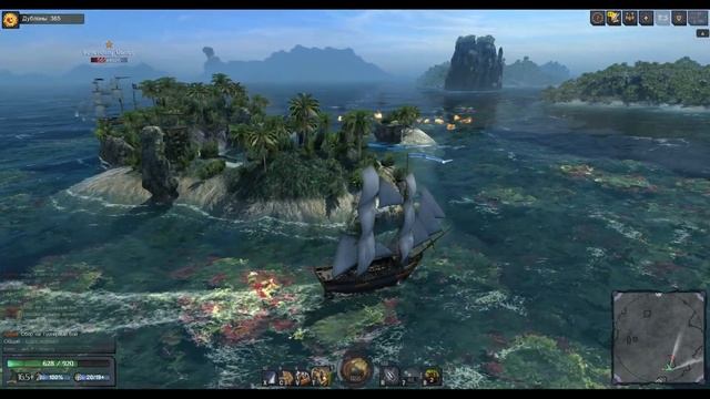 World of Sea Battle - тест трансляции и режима игры смотреть онлайн