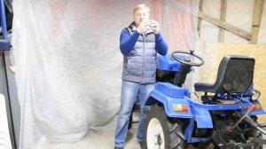 Слив охлаждающей жидкости и работа дифференциала на китайском минитракторе Руссич
