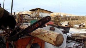 Самодельная электропила из стартера 2
