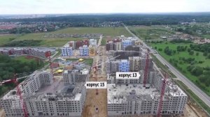 ЖК Микрогород «В лесу» - съёмка с воздуха