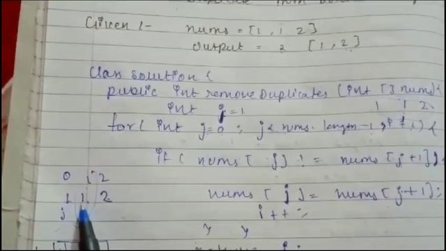 Remove Duplicate from sorted array| top 150 interview leetcode?| Easiest explanation