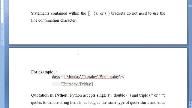 Core python Programming -Day 1