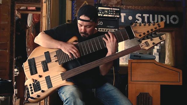 Vasily Chernov - Dedication to Artemyev | Fingerstyle 12 Strings Bass | Василий Чернов смотреть онлайн