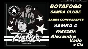 BOTAFOGO SAMBA CLUBE 2019 - SAMBA CONCORRENTE DE ALEXANDRE VALLE E CIA (SAMBA 4)