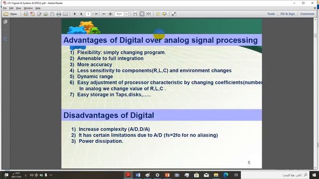 DSP Chapter1: Signals, Systems and Signal Processing lec 1