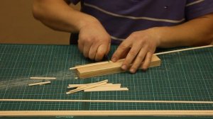 Схематический планер(схемка), изготовление, урок 1.