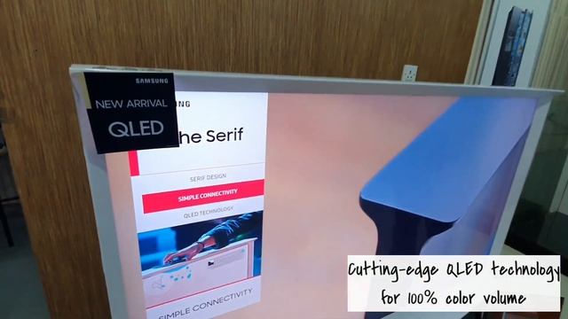 Samsungs The Serif  The Lifestyle TV With Beautiful Design and Amazing Picture Quality Hindi