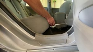 09-13 Toyota Corolla - Back Seat Removal (2010 Corolla)