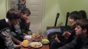 Песня под гитару - ночь за окном