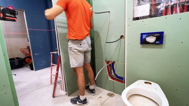 ВЫРАВНИВАНИЕ СТЕН ГИПСОКАРТОНОМ. БЫСТРО, РОВНО И НАДЕЖНО . ПОЛНЫЙ ПРОЦЕСС| Серия 32