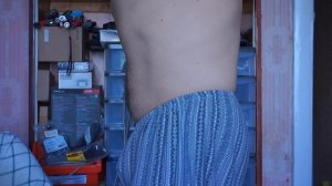 Танец живота похудевшего "тюленя", с музыкой и ускорение, 4k