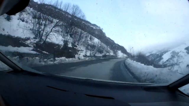 От Тбилиси до Степанцминды (граница с Россией) через Крестовый перевал