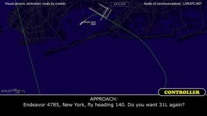 The rarest situation in AVIATION EVER | New York Kennedy airport ATC