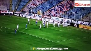 ГОЛЫ С УГЛОВОГО  ТОП 10