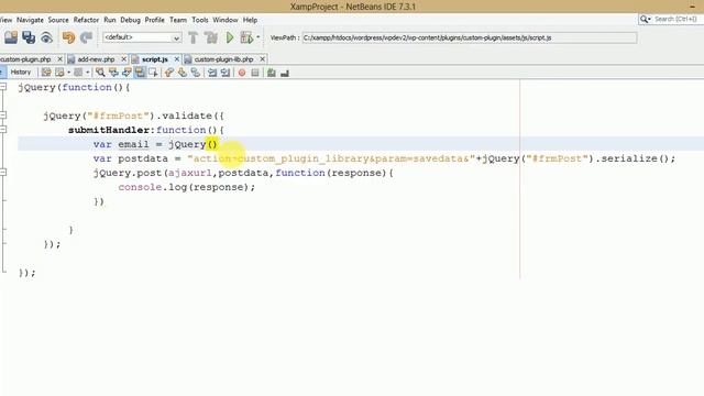 Wordpress Plugin Development tutorial from scratch (Part 23) Use of default  wp_editor in Wordpress