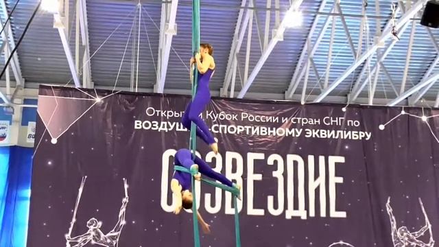 Динара Девлятова и Анастасия Симонова (г.Москва) – воздушные полотна дуэты