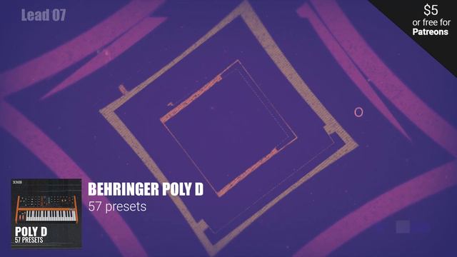 BEHRINGER POLY D - 57 PRESETS смотреть онлайн