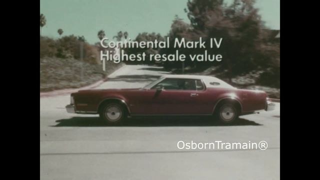 1974 Lincoln Continental Mark IV Commercial "Highest Resale Value" смотреть онлайн