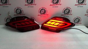 Стопы в задний бампер (фонари) Lexus RX 350 2012-2015