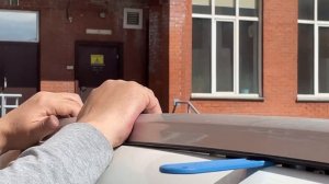 демонтаж молдингов с крыши ниссан мурано z52