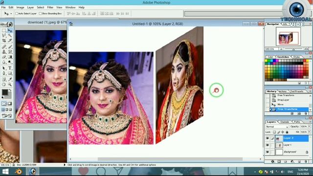 Adobe Photoshop 7.0 tutorial in Hindi | 3d cube box editing - techy amit смотреть онлайн