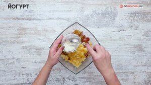 Салат с курицей и виноградом - Рецепты от Со Вкусом