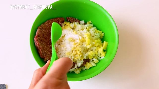 Эчпочмак. Невероятно вкусная выпечка. Samsa With Meat.Қазақша рецепт