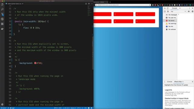 CSS - Media Query Basics
