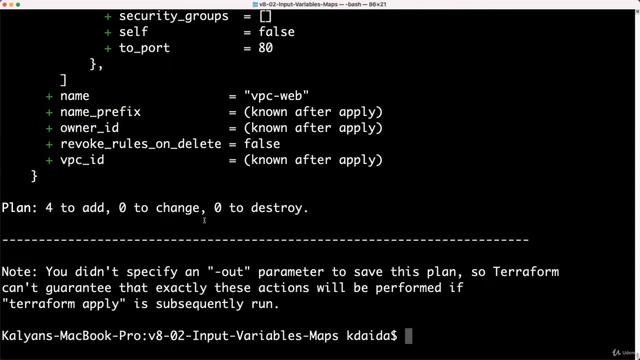 52. Terraform Input Variables   Complex Constructor of Type Map