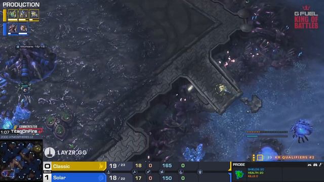 StarCraft 2: CLASSIC vs SOLAR - King of Battles 3: Korea Server Qualifiers смотреть онлайн