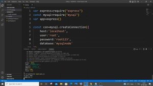 Error: connect ECONNREFUSED 127.0.0.1:3306 solved in Node JS Mysql