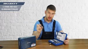 Обзор набора торцевых вставок-бит Torx и головок Е-профиля CAITSS34T-15 от HASKYY