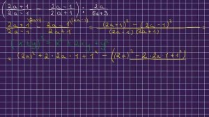 Формулы сокращенного умножения. Общий знаменатель. Упрощение выражения.