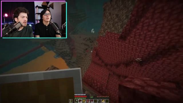 Minecraft but we React to Dream in Speedrunner VS 5 Hunters REMATCH...
