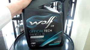 Моторное масло WOLF OFFICIALTECH 5W30 LL III