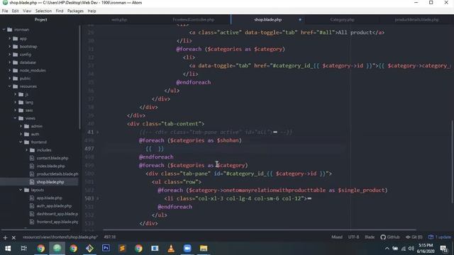 Laravel PHP Framework Tutorial  Bangla- Full Course for Beginners (2020) Class: 40