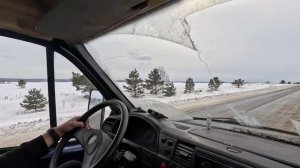 Автодом из газели. Едем Тобольск-Тюмень-Шадринск. Новое путешествие. Март 2023. 2часть .