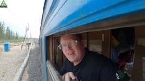 Из Якутска в Нерюнгри на местном поезде №327 в древнем вагоне. Железные дороги Якутии ЮРТВ 2020 #46