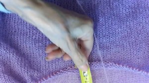 ДЖЕМПЕР ИЗ МОХЕРА РЕГЛАНОМ СВЕРХУ С УДЛИНЕННОЙ СПИНКОЙ НА 44 РАЗМЕР. ПОДРОБНЫЙ МК. ЧАСТЬ 3.