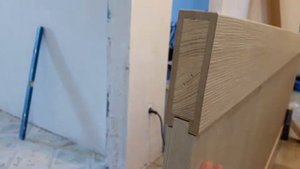 Уменьшение двери в рамерах из эко шпона