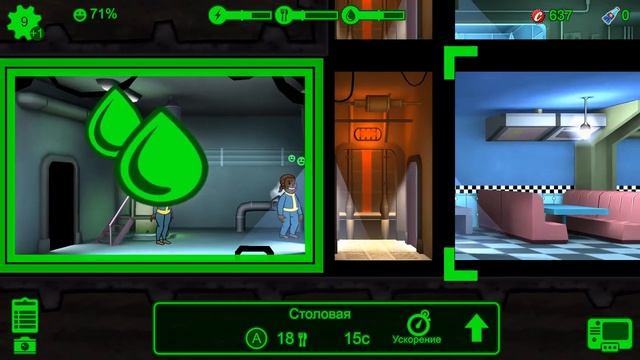 Fallout Shelter.Радиоактивные тараканы.Обзор игры смотреть онлайн