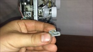 Brother LS2325S.Поломка опоры рамки игловодителя.