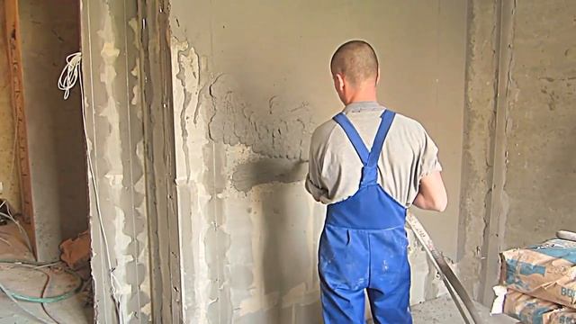 Штукатурка стен (механизированная) смотреть онлайн