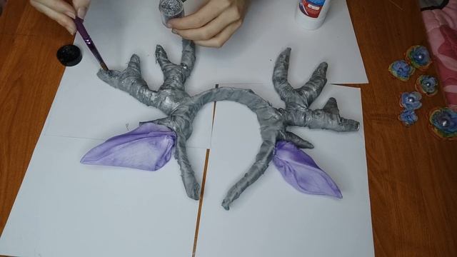 Как сделать рога оленя своими руками + макияж оленя ✺ смотреть онлайн