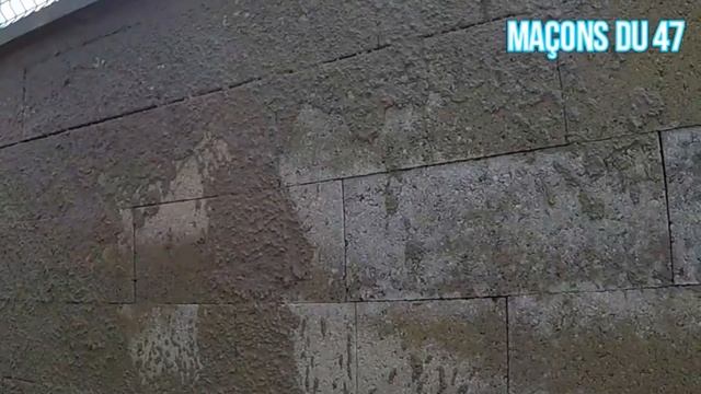 comment faire un gobetis sur  mur parpaing - tutoriel